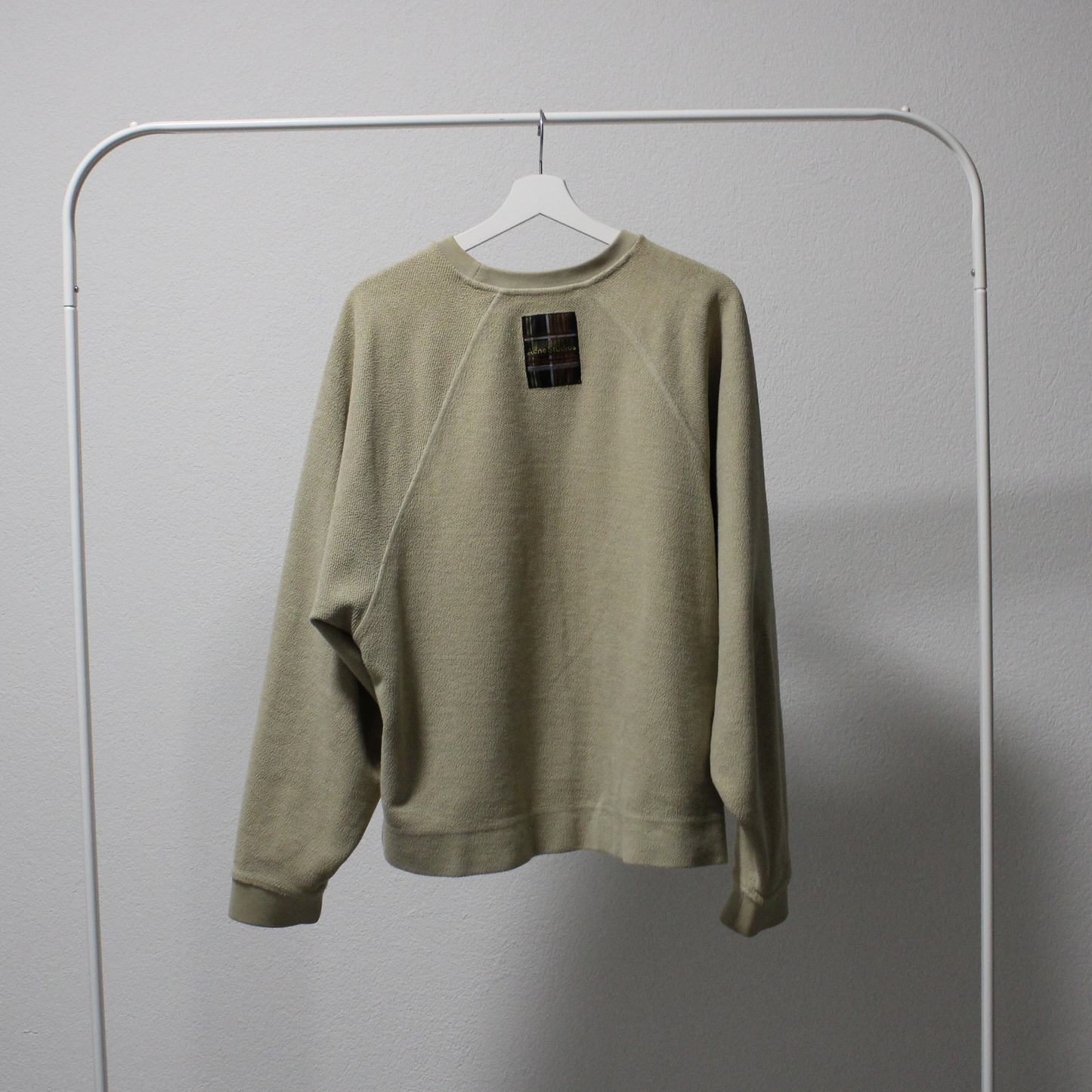 acne studios teddy crewneck