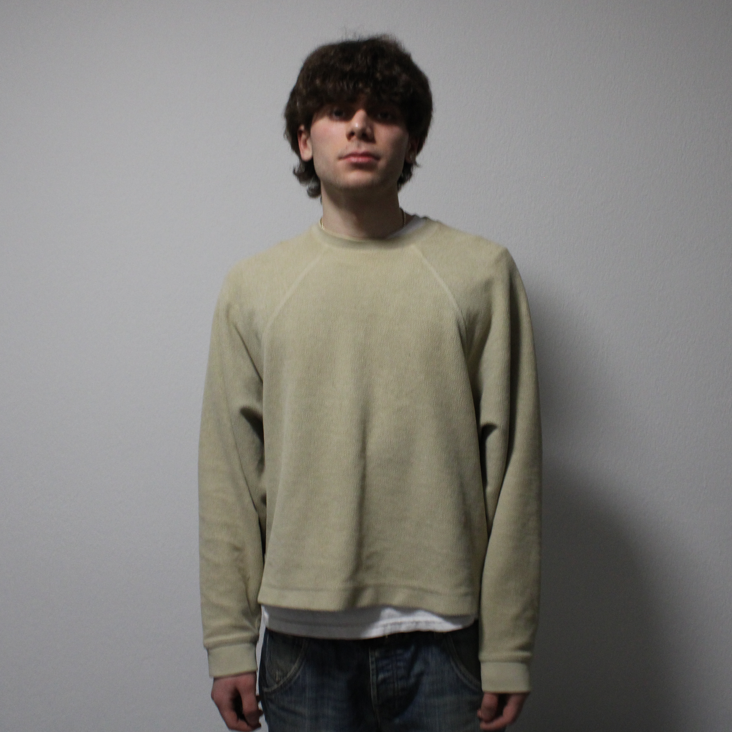 acne studios teddy crewneck