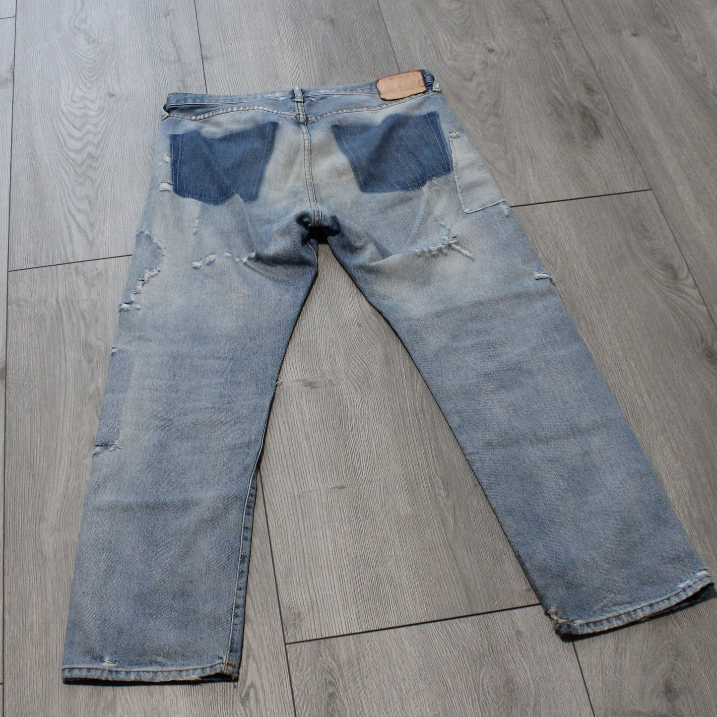 acne studios patchwork denim