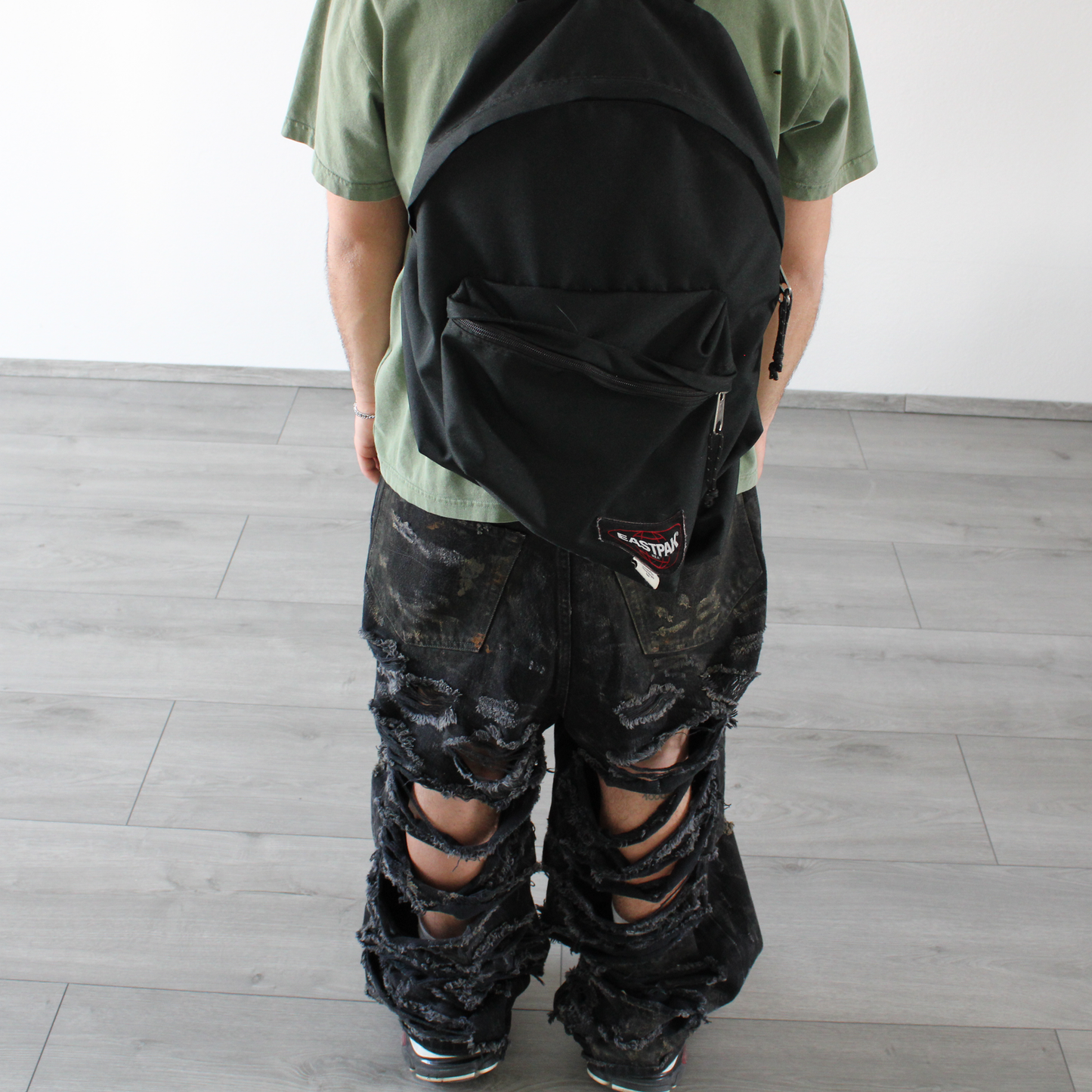 balenciaga ss23 mud show slashed denim