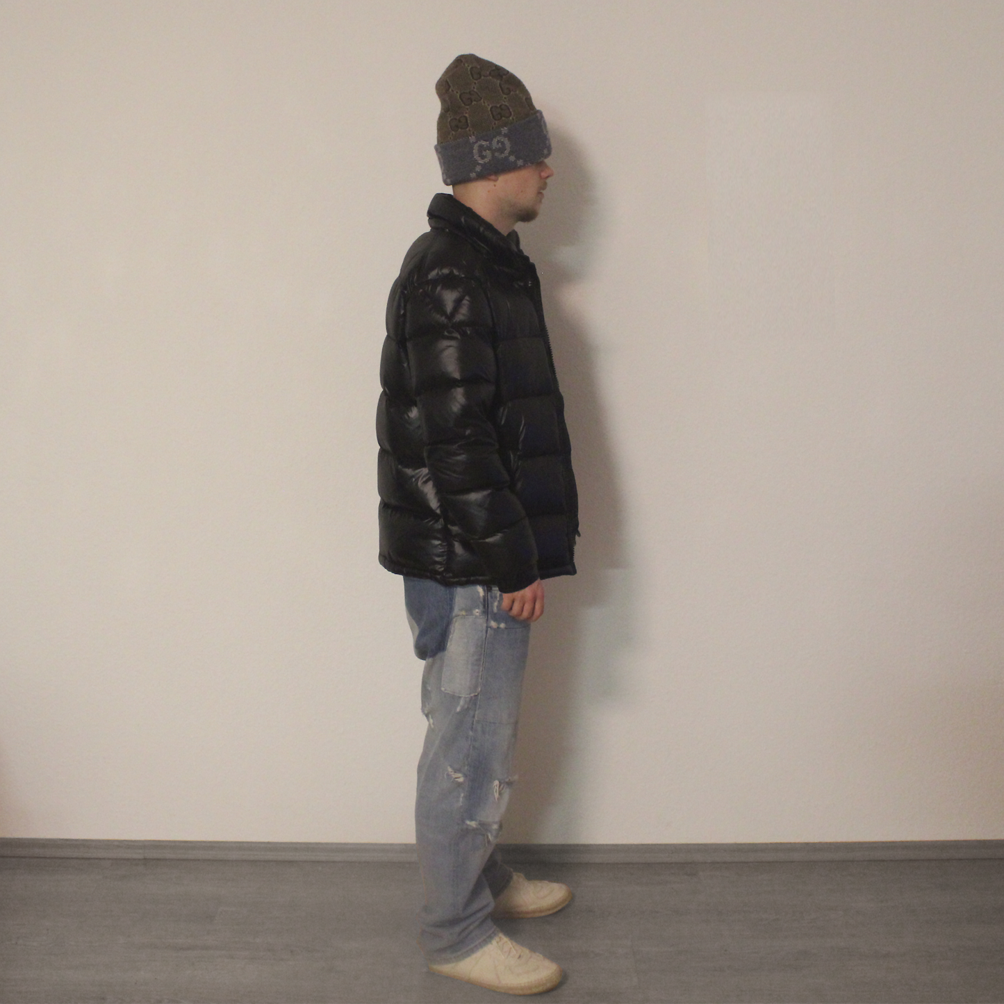 gucci fw 22 reversible GG jacquard wool beanie