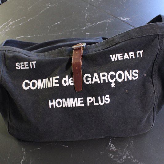 cdg homme plus aw00 postman bag
