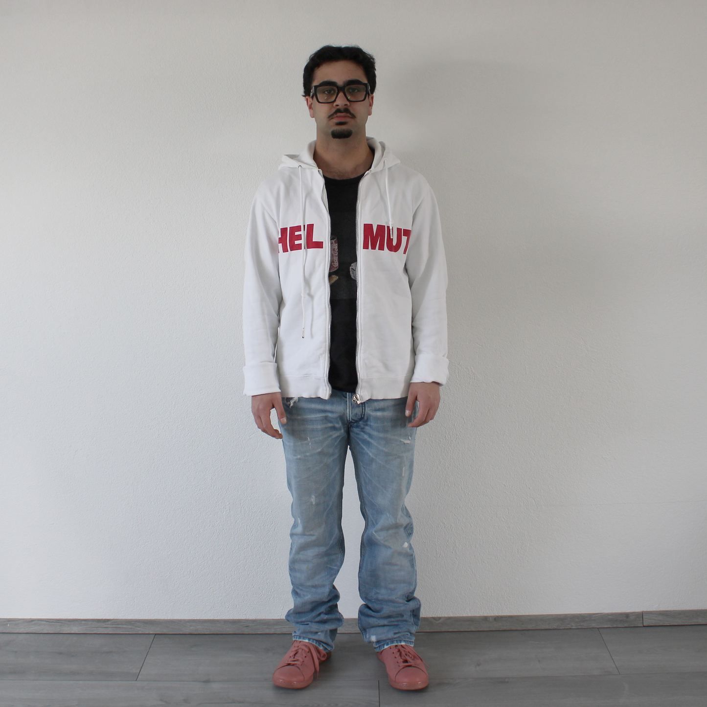 helmut lang zip up "HELMUT"