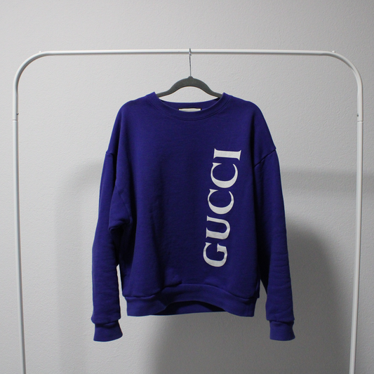 gucci logo crewneck