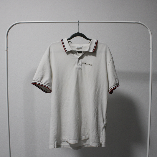 prada stripe logo polo